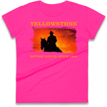 Yellowstone Dutton Ranch Since 1886 Ladies Shirt