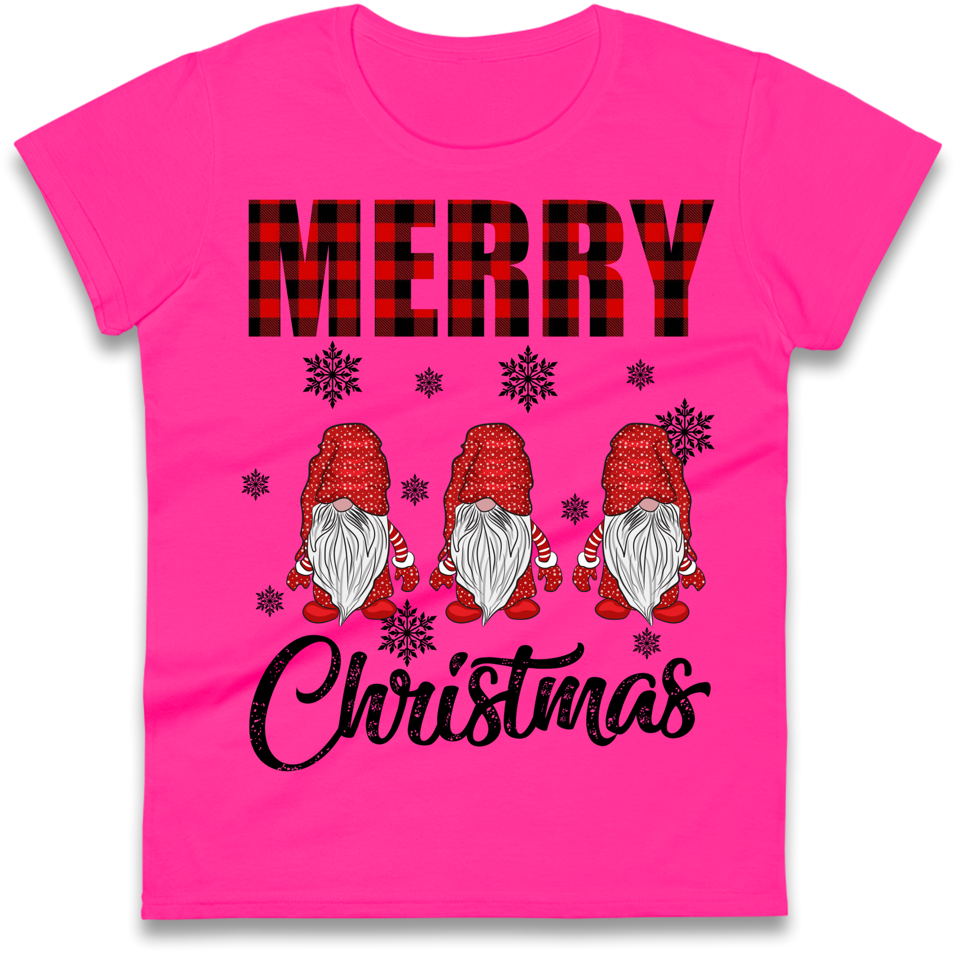 Merry Knomes Christmas Ladies Shirt
