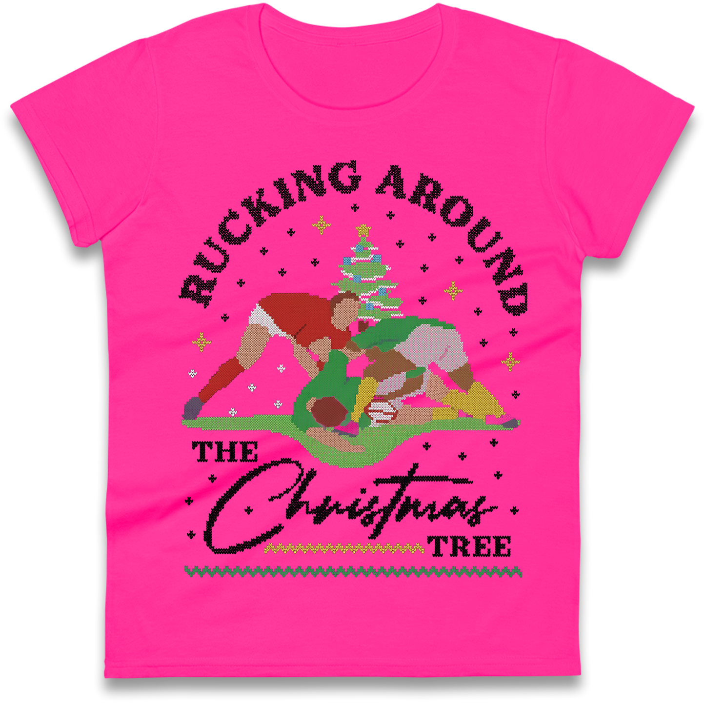 Rugby Christmas Ladies Shirt