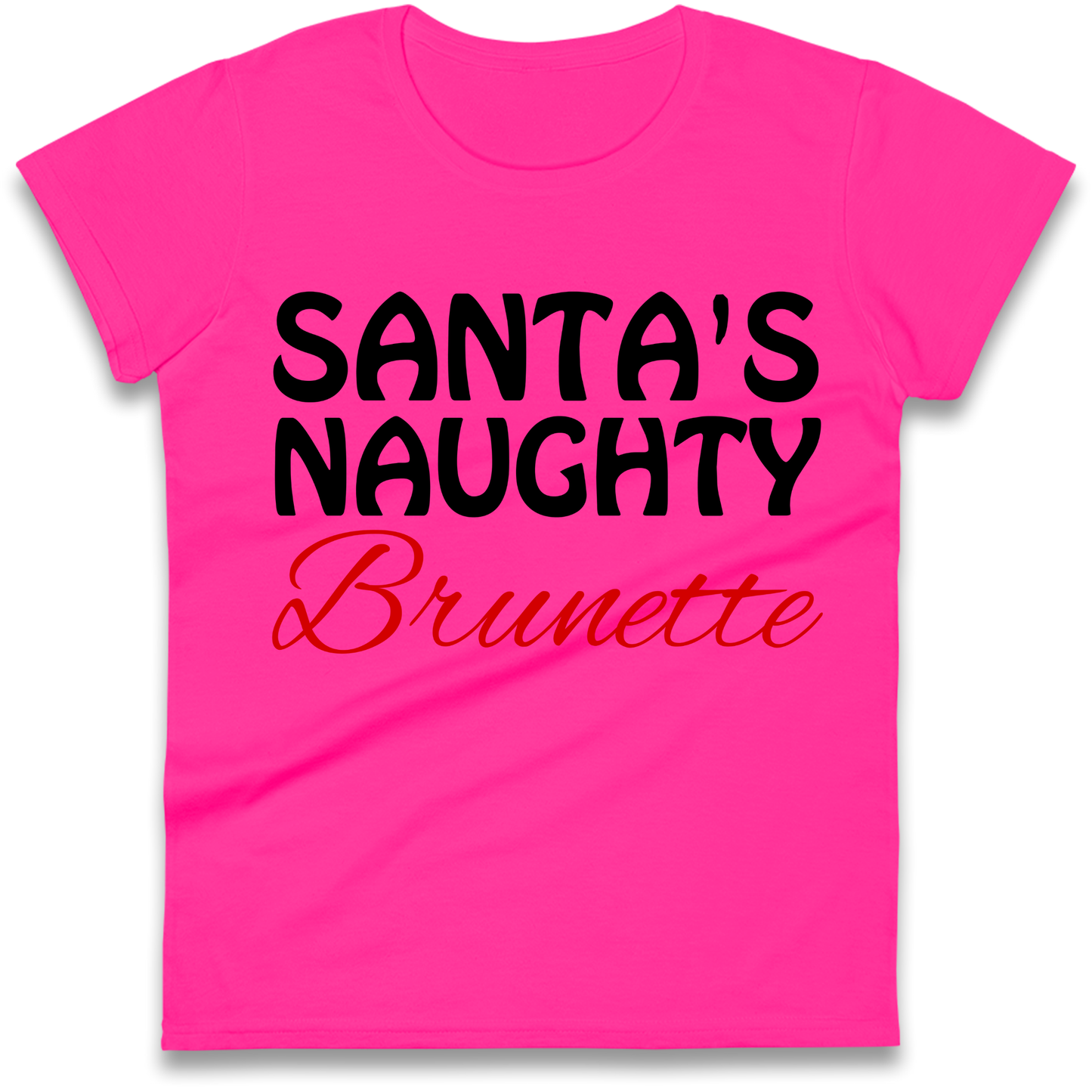 Naughty Brunette Ladies Shirt