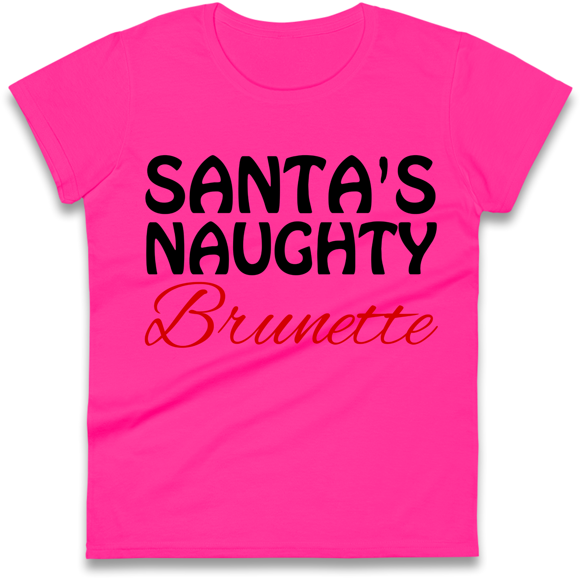 Naughty Brunette Ladies Shirt