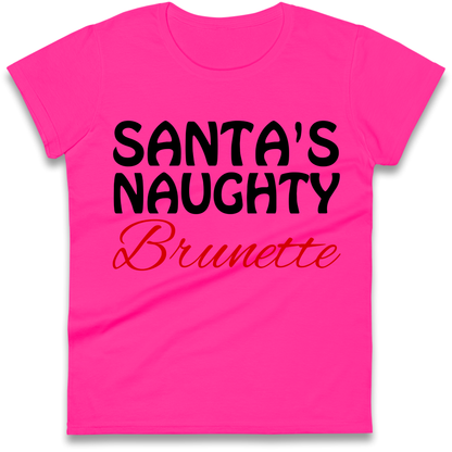 Naughty Brunette Ladies Shirt