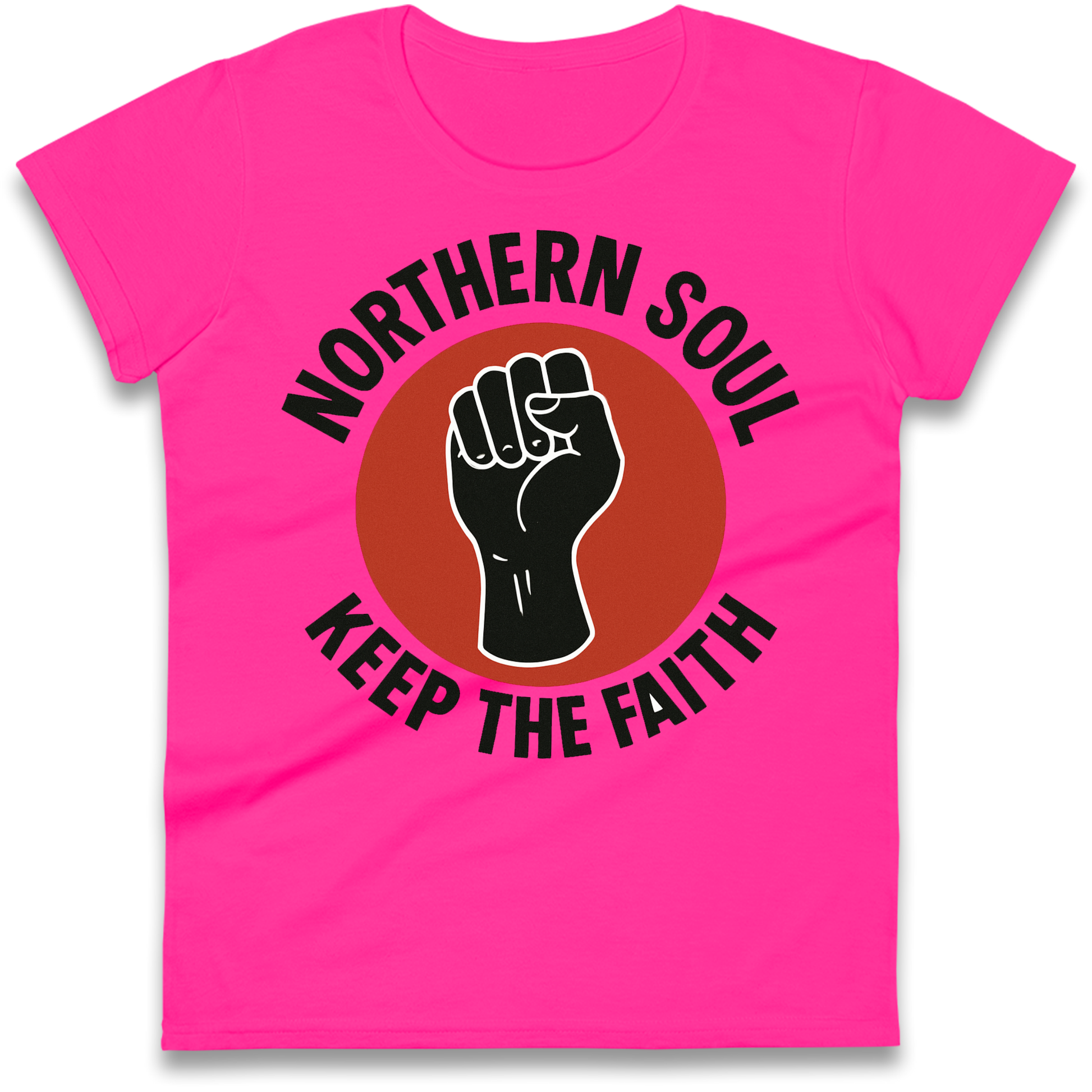 Northern Soul Keep The Faith Ladies Shirt
