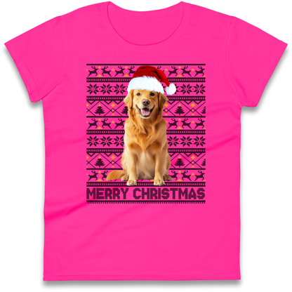 Merry Christmas Dog Ladies Shirt