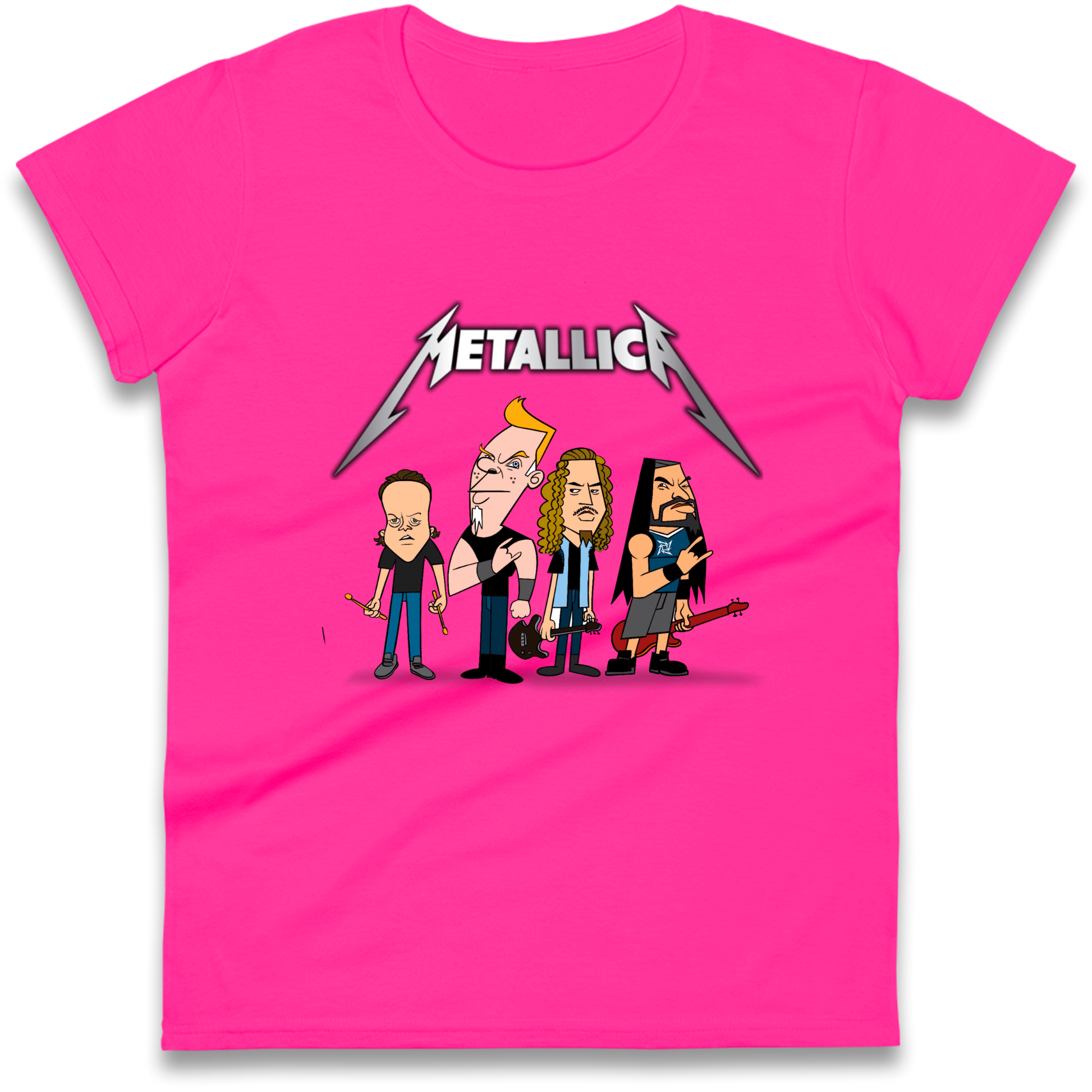 Metallica Cartoon Ladies Shirt