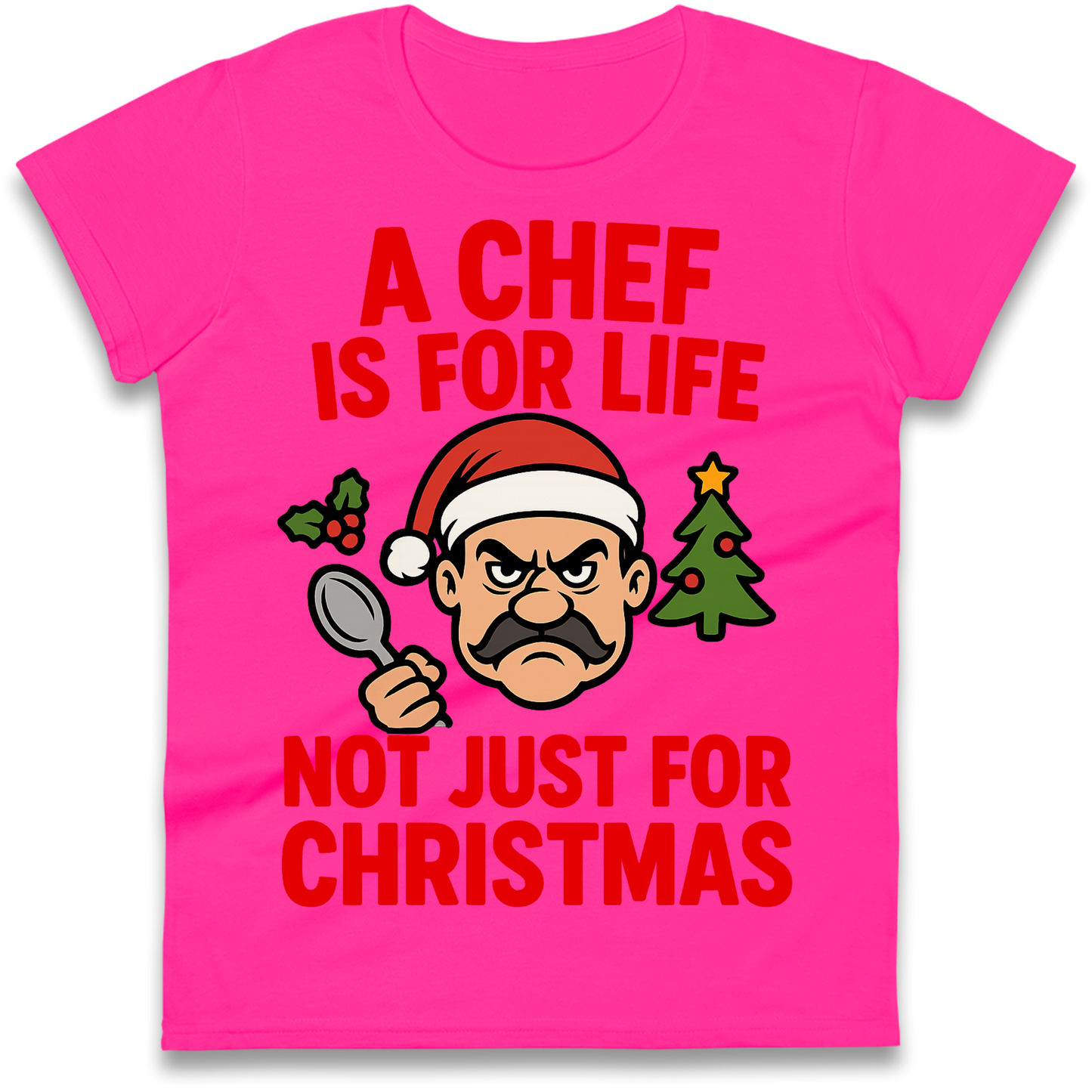 Chef Christmas Ladies Shirt