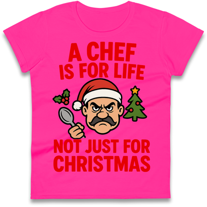 Chef Christmas Ladies Shirt