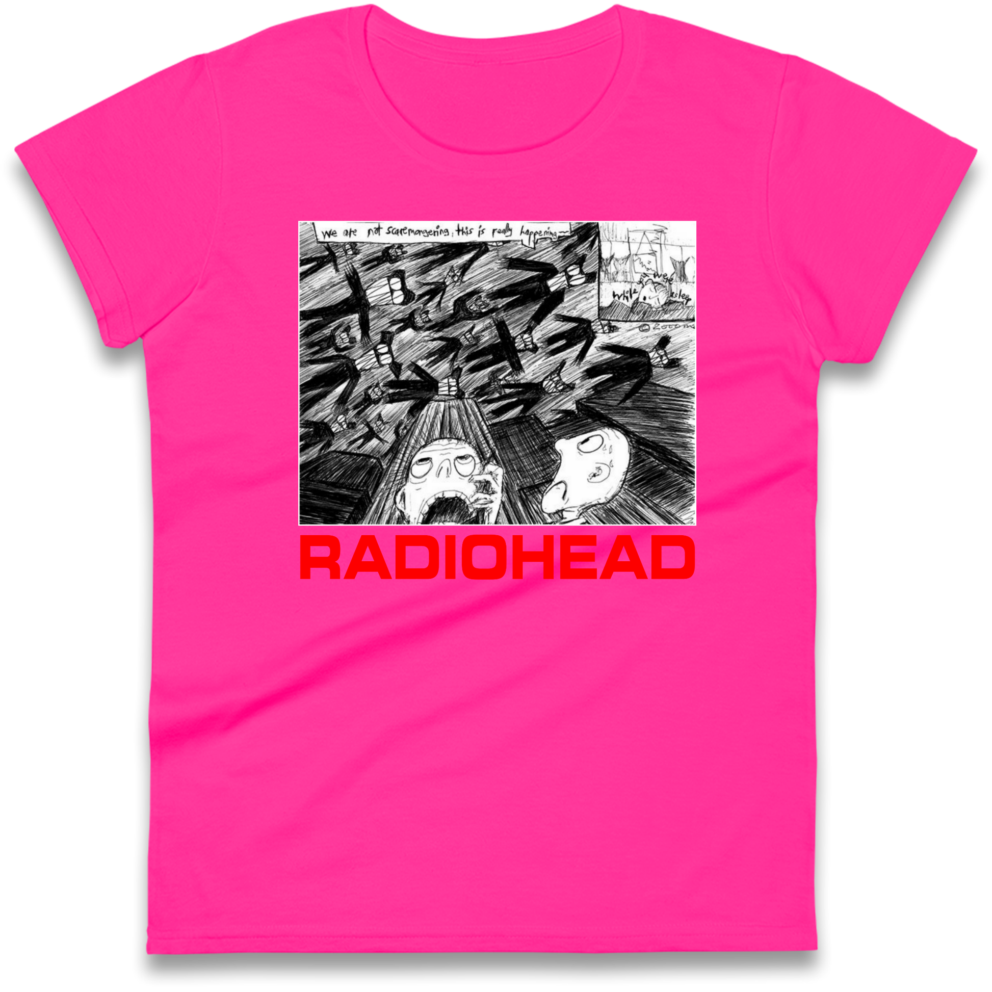 Radiohead We Are Not Screaming Ladies Shirt