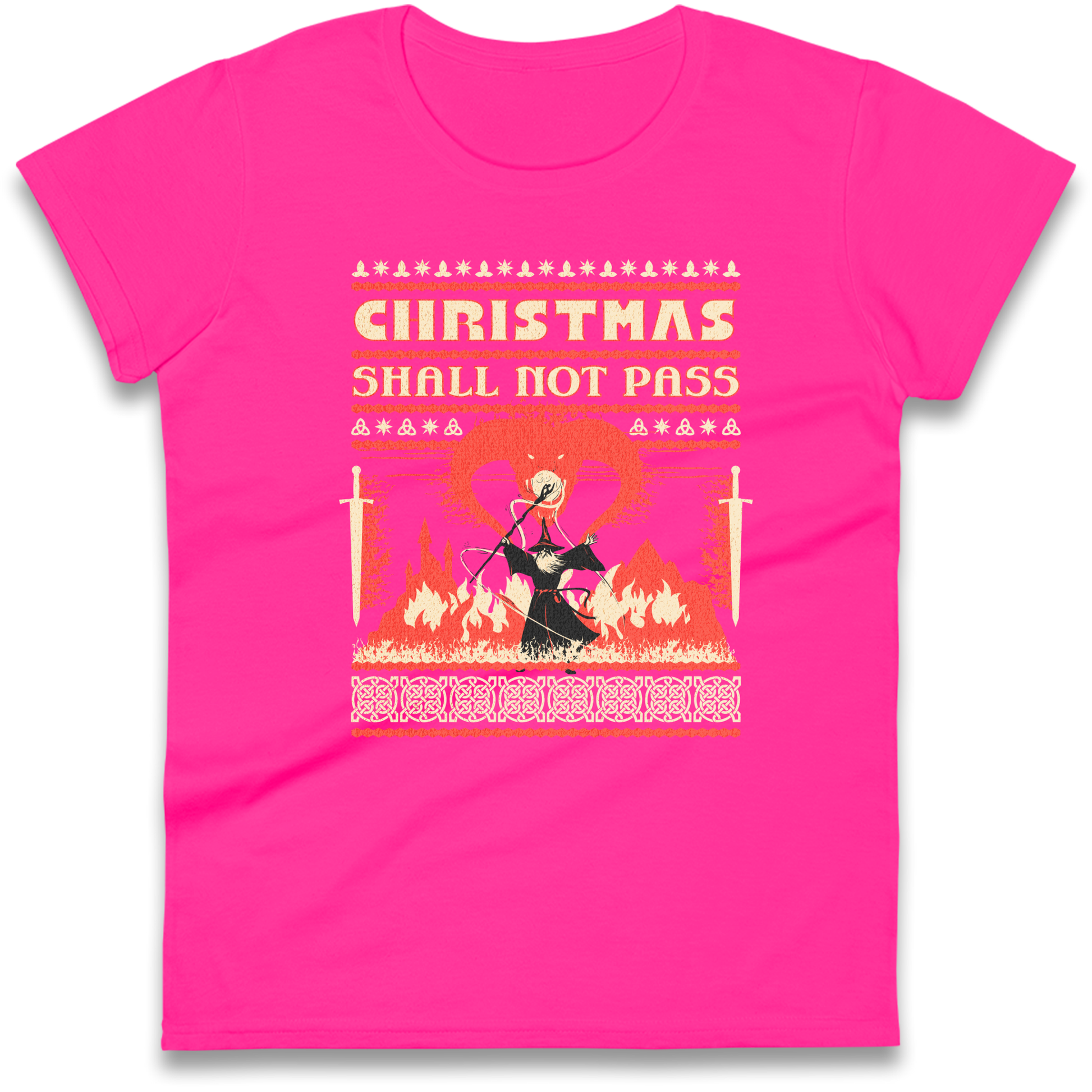 Christmas Shall Not Pass Ladies Shirt