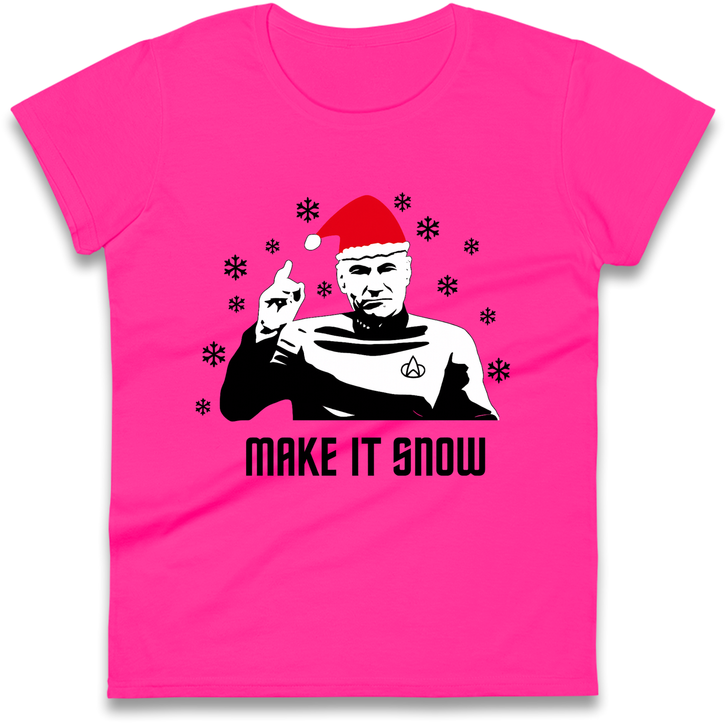 Make It Snow Ladies Shirt