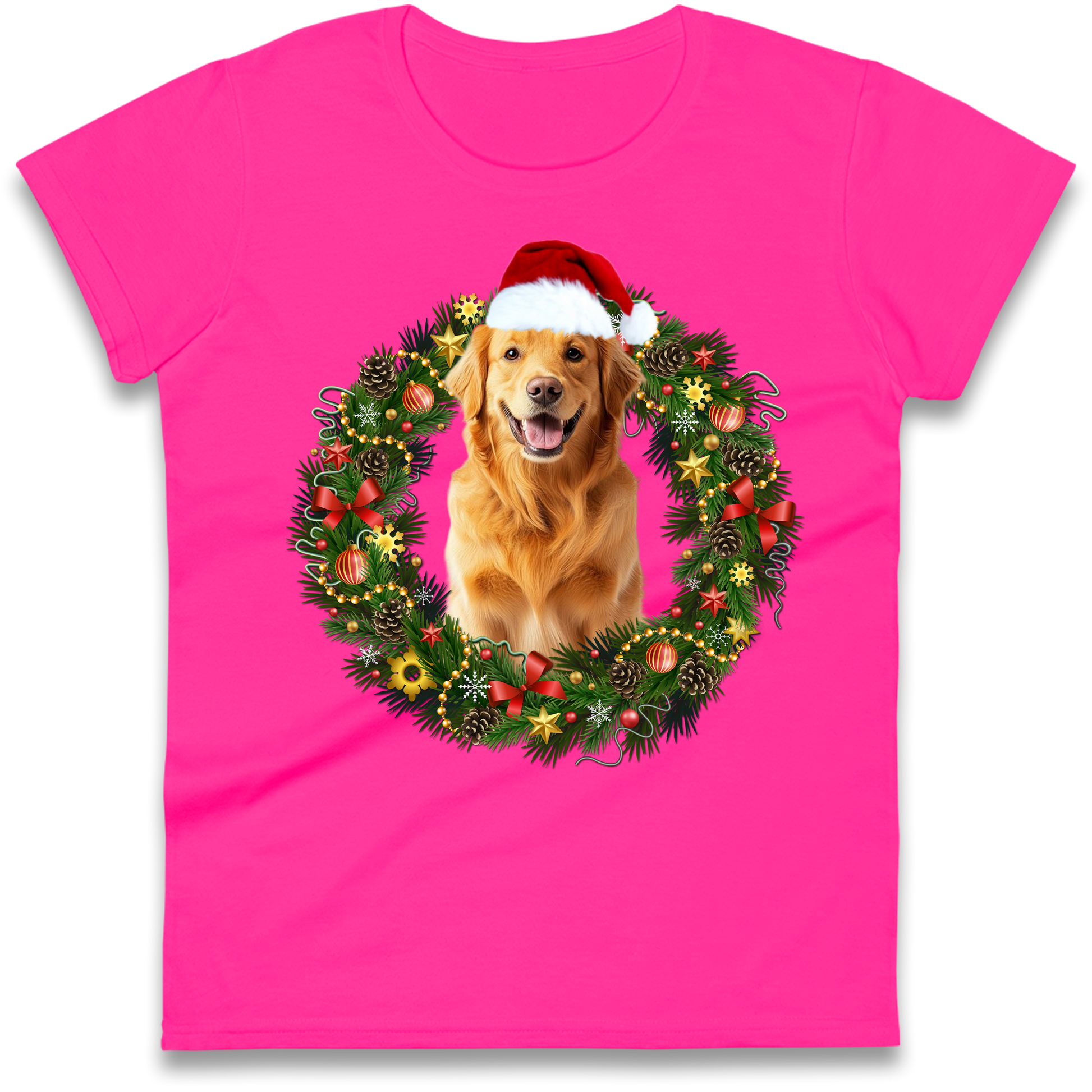 Dog Christmas Ladies Shirt