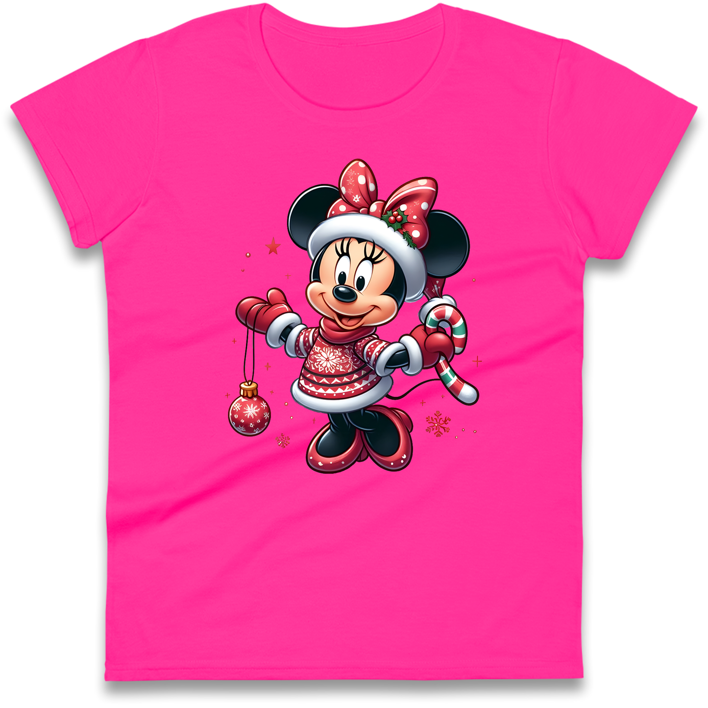 Mini Mouse Christmas Ladies Shirt