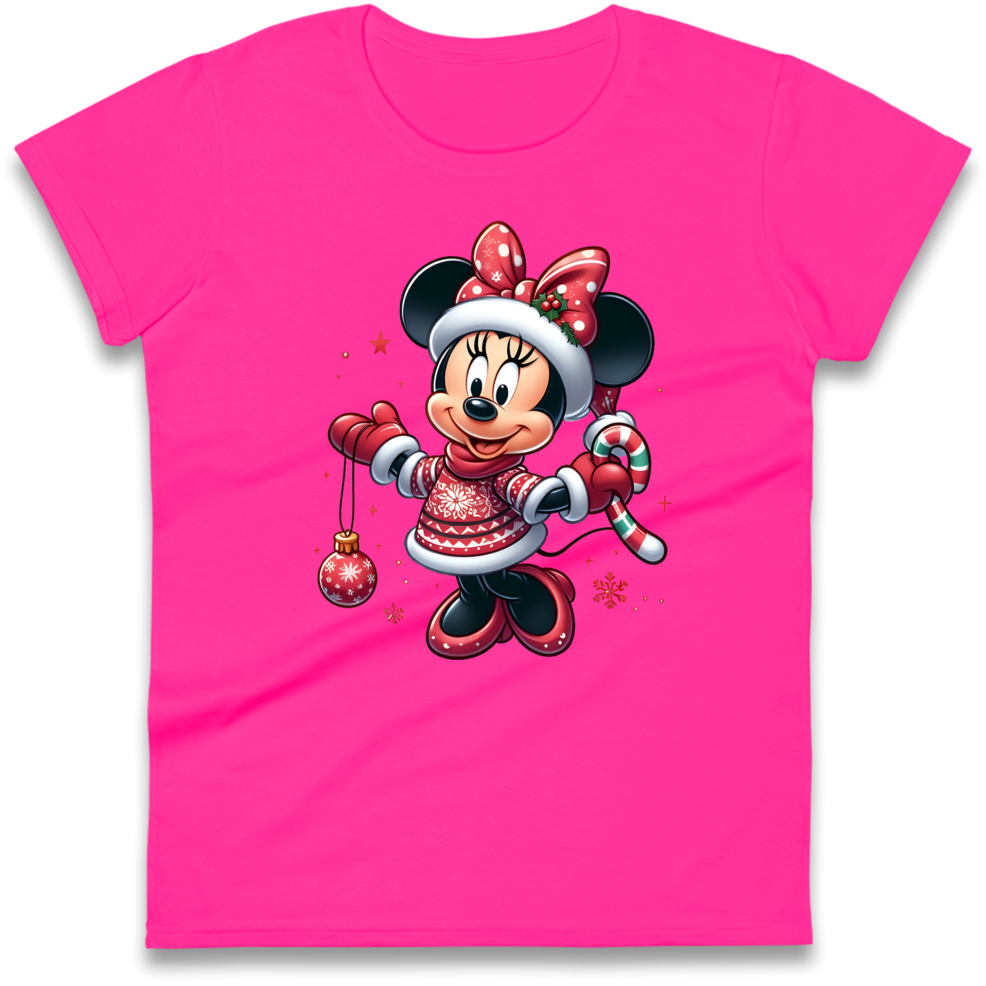 Mini Mouse Christmas Ladies Shirt