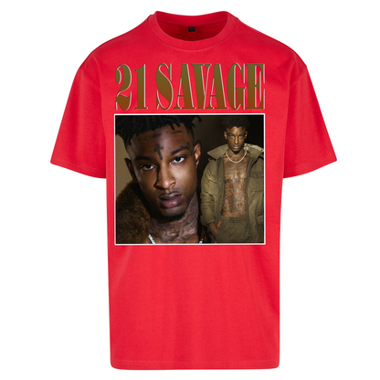 21 Savage Rapper Oversized T Shirt