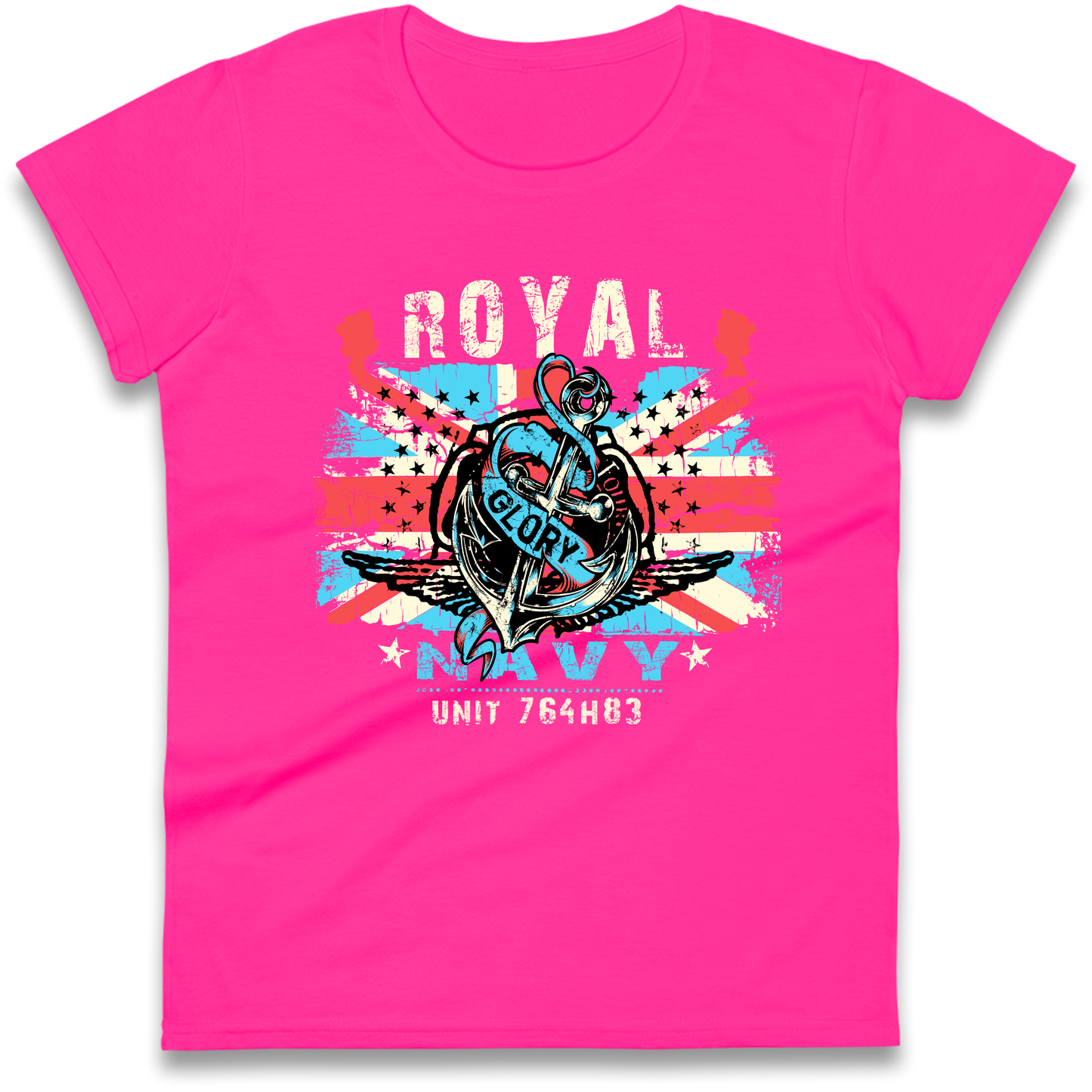 Royal Navy Glory Unit 764H83 Ladies Shirt