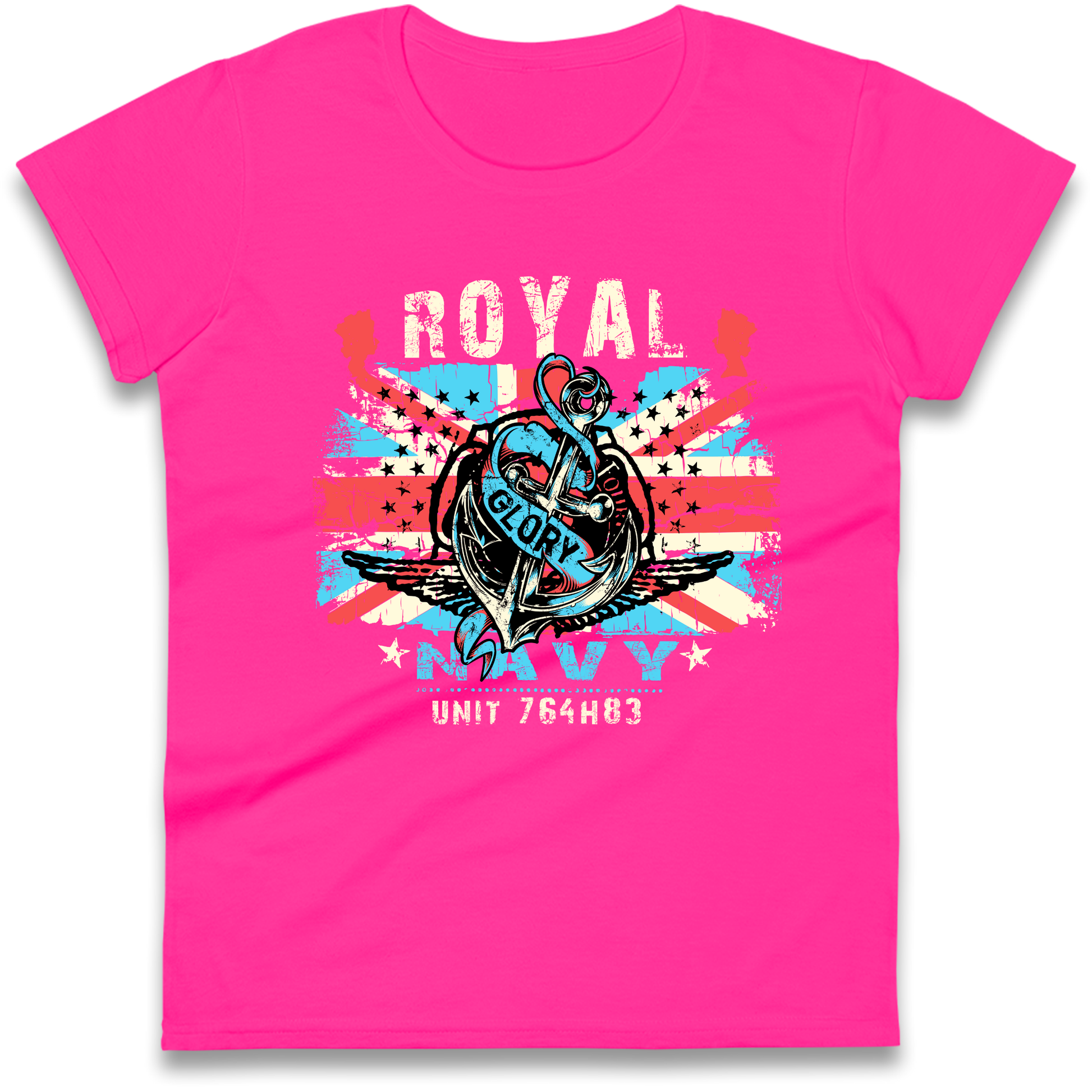 Royal Navy Glory Unit 764H83 Ladies Shirt