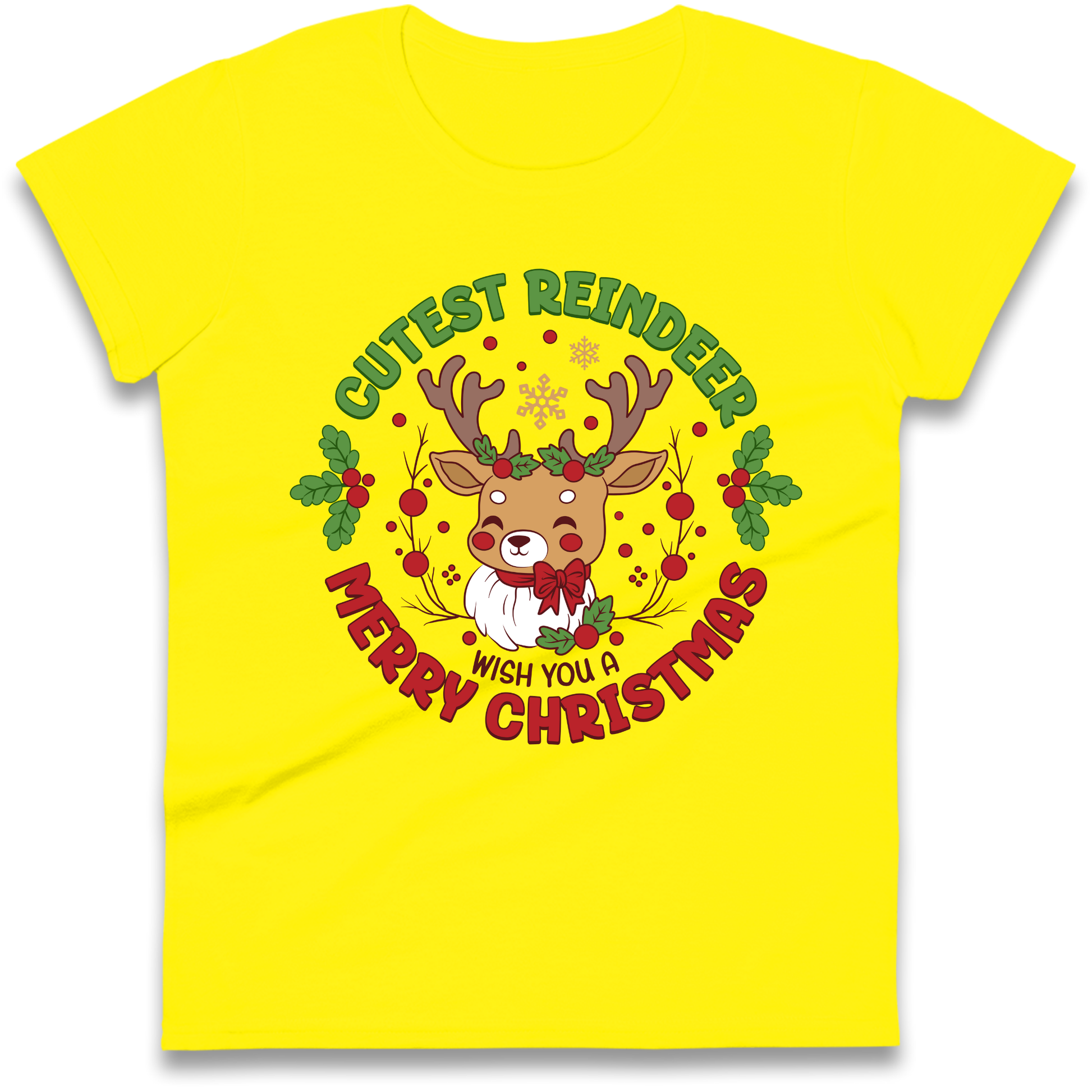 Cutest Reindeer Ladies Shirt