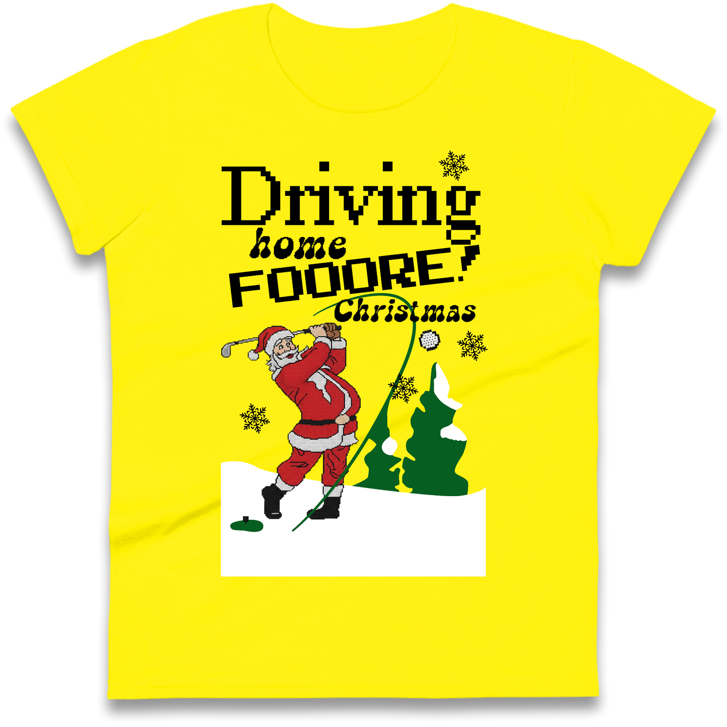 Christmas Golf Ladies Shirt