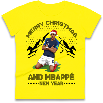 Mbappe Christmas Ladies Shirt