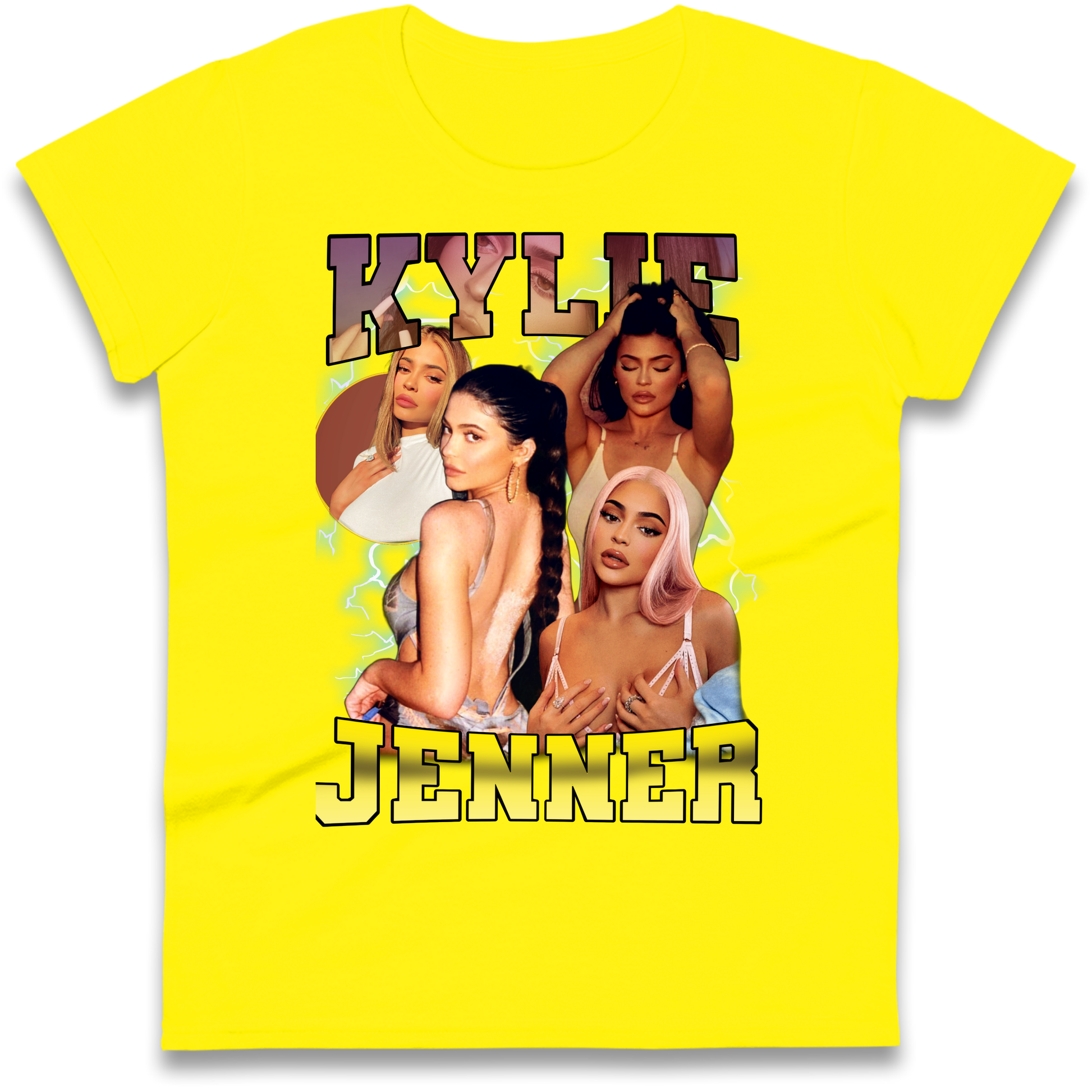 Kylie Jenner Pink Lips Ladies Shirt