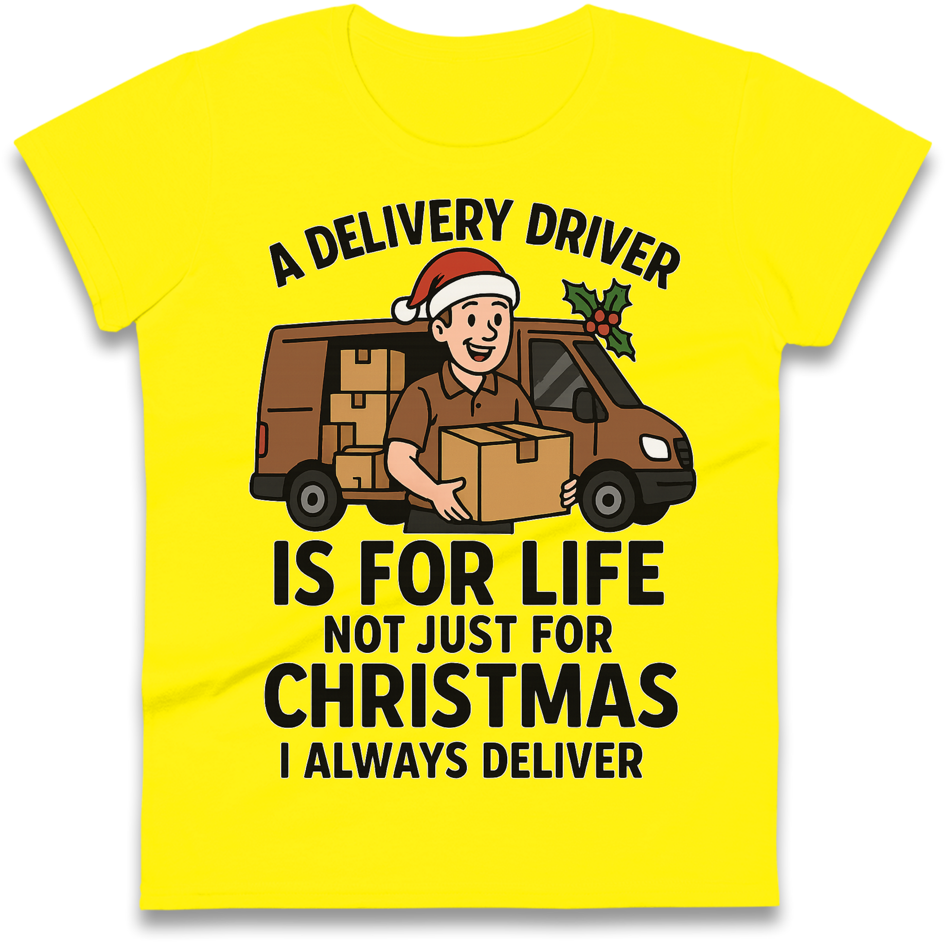 Delivery Driver Christmas Ladies Shirt