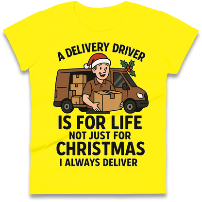 Delivery Driver Christmas Ladies Shirt