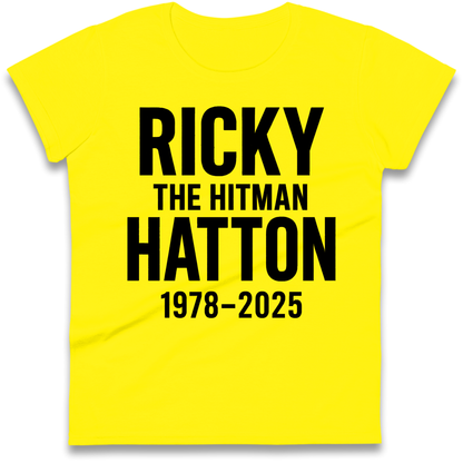Ricky The Hitman Hatton 1978 2025 Ladies Shirt
