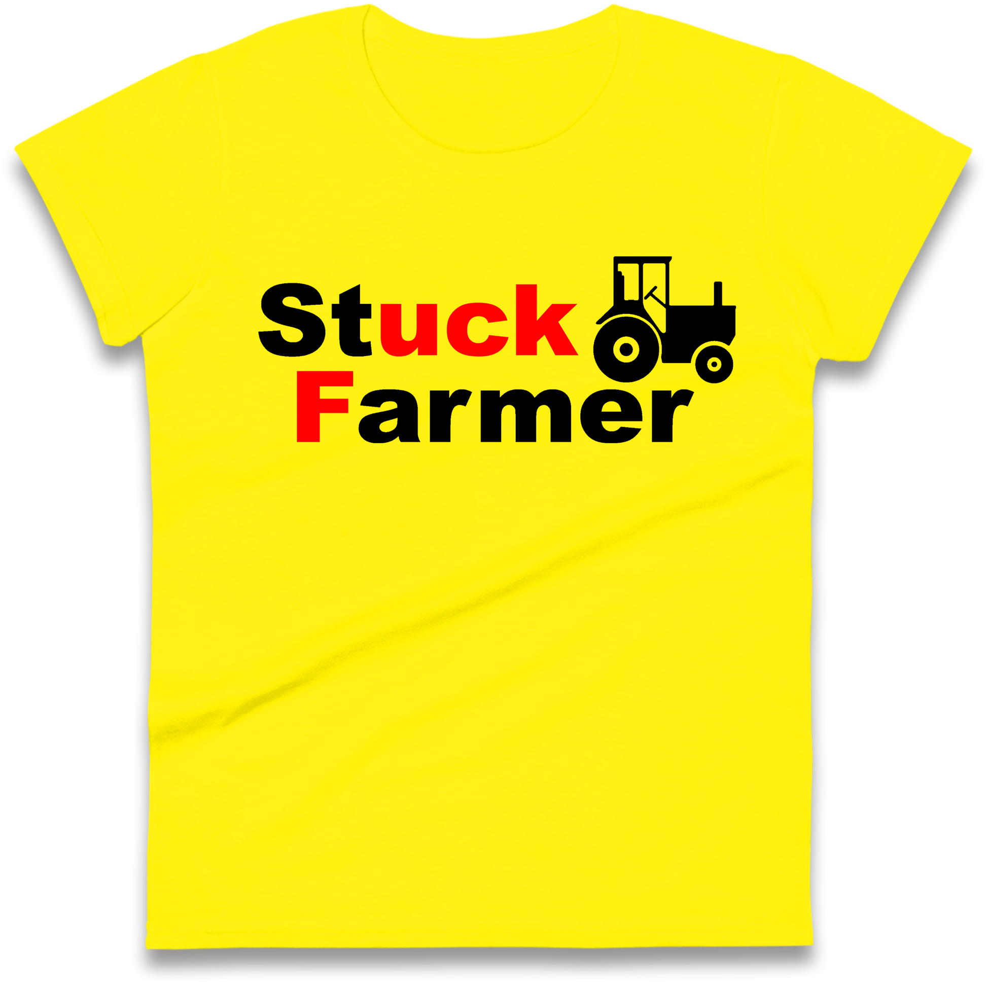 Stuck Farmer Ladies Shirt