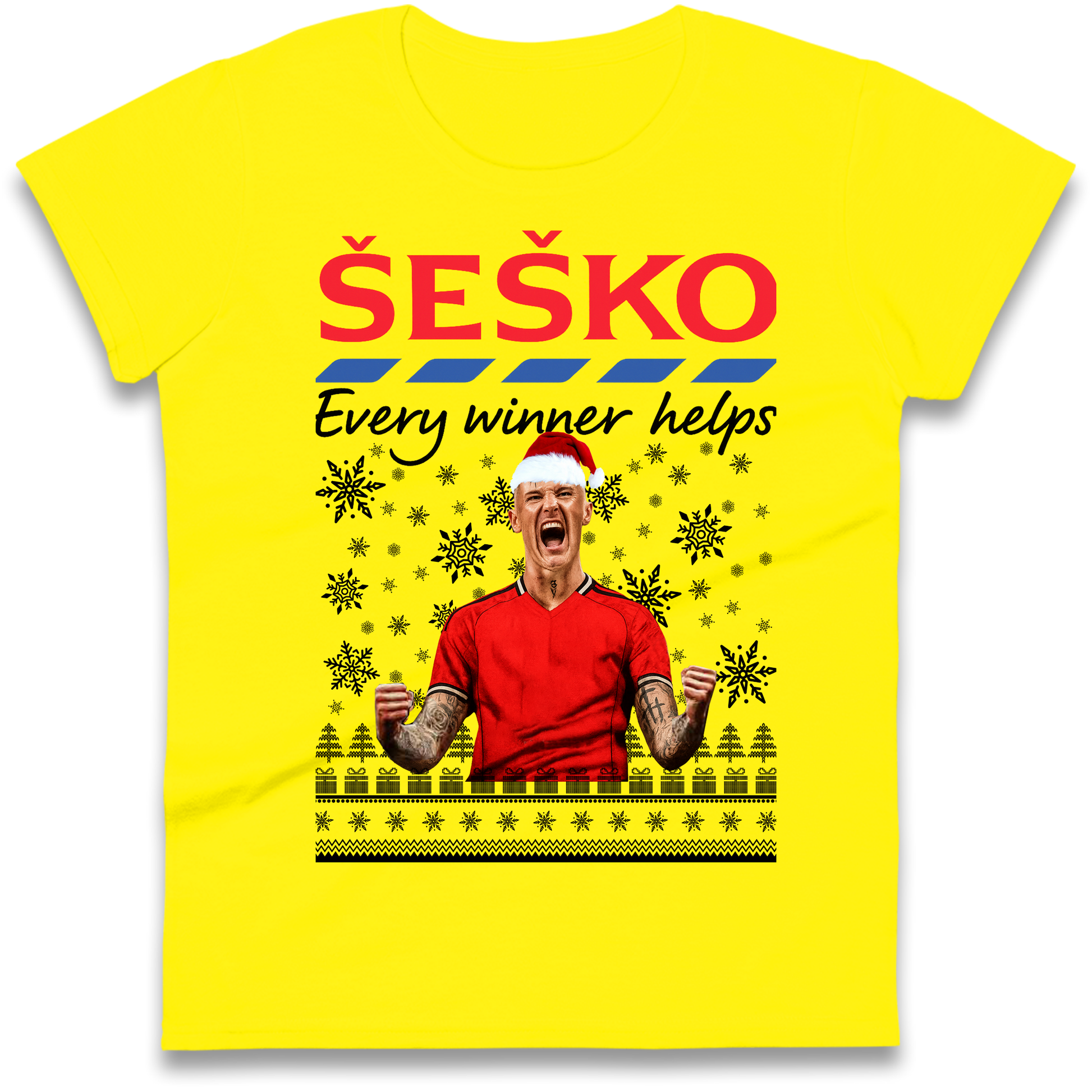 Benjamin Sesko Christmas Ladies Shirt