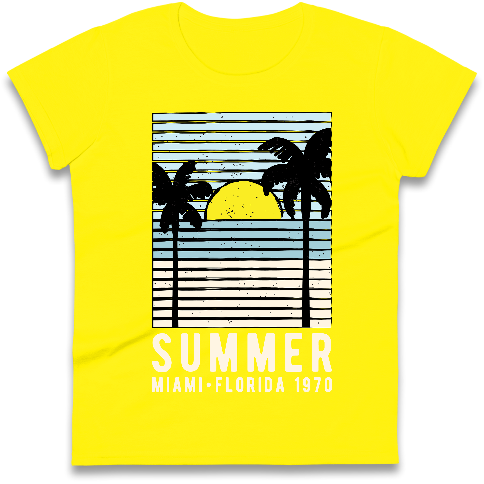 Summer Miami Florida 1970 Ladies Shirt