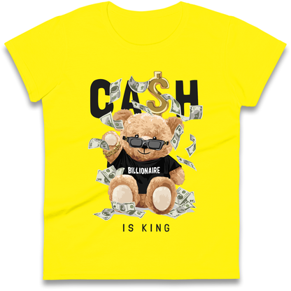 Teddy Bear Billionaire Streetwear Ladies Shirt