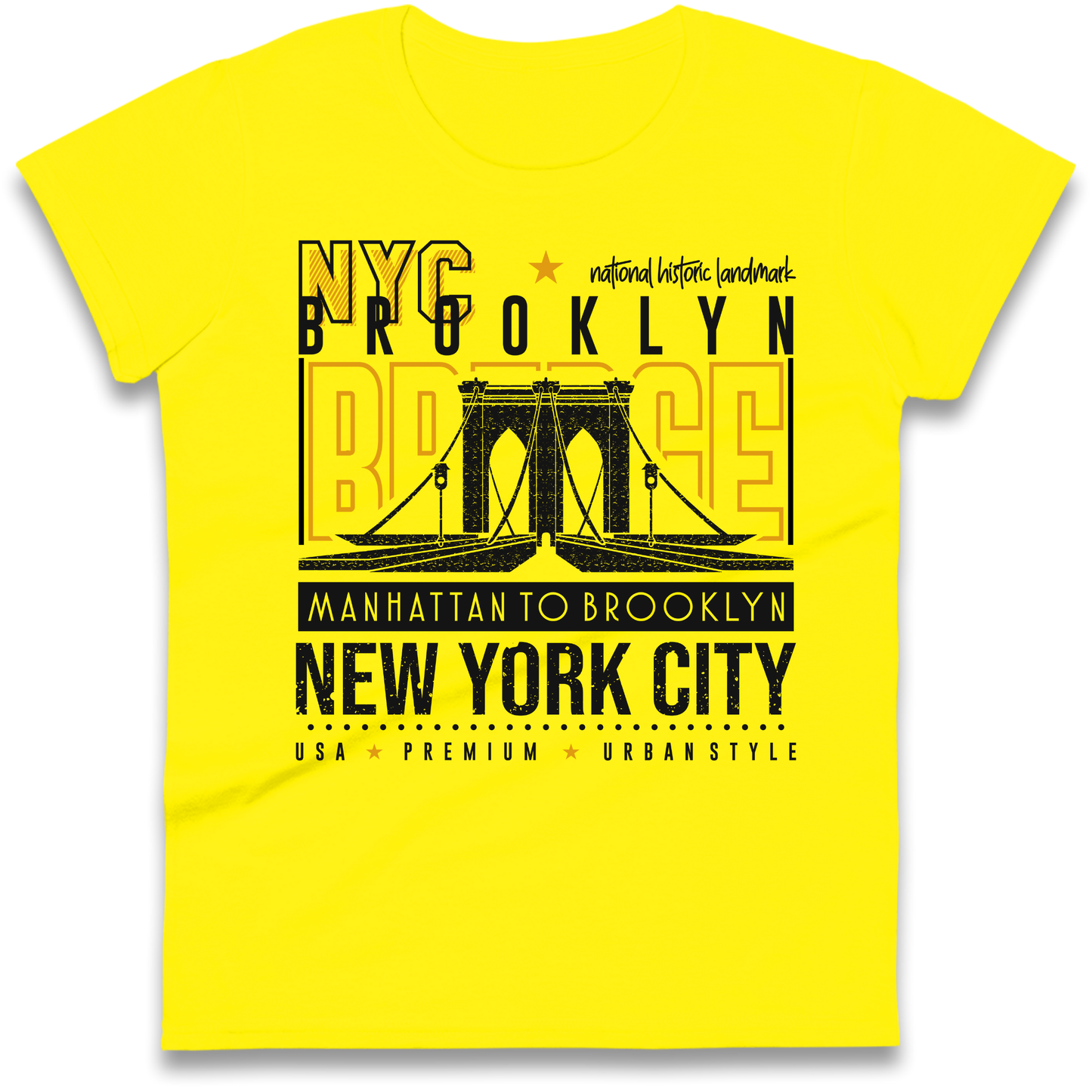 NYC Brooklyn Bridge Ladies Shirt