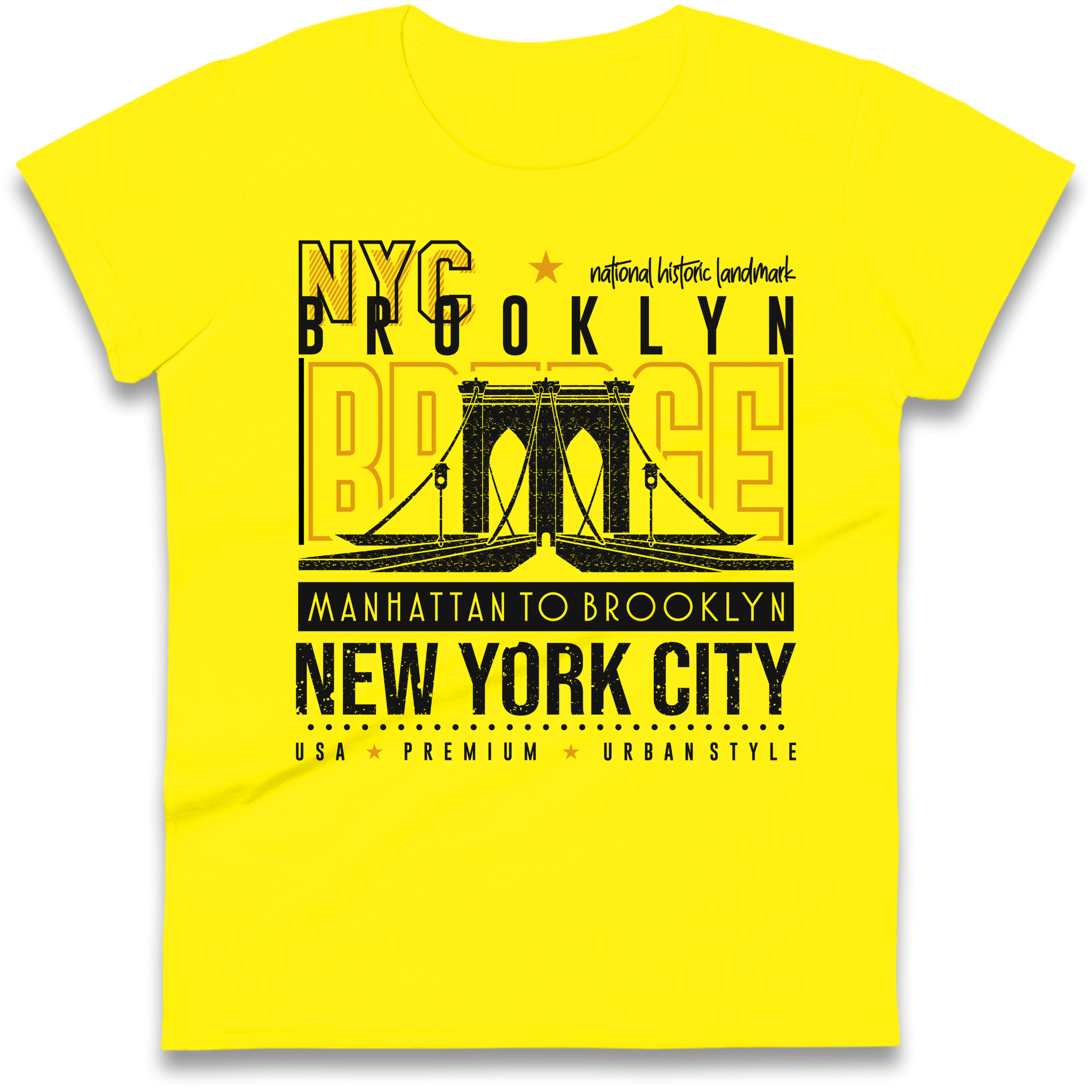NYC Brooklyn Bridge Ladies Shirt