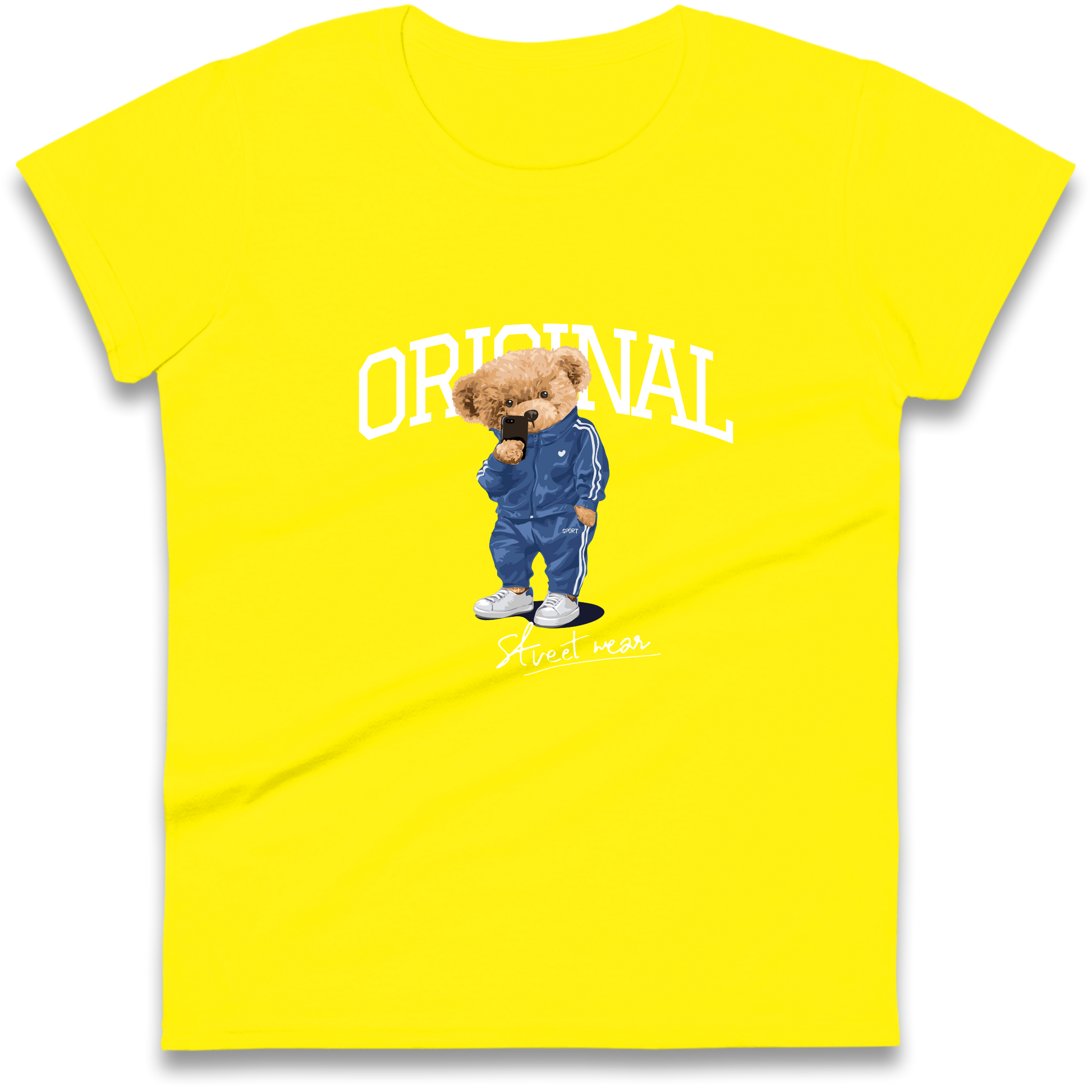 Teddy Bear Original Streetwear Ladies Shirt