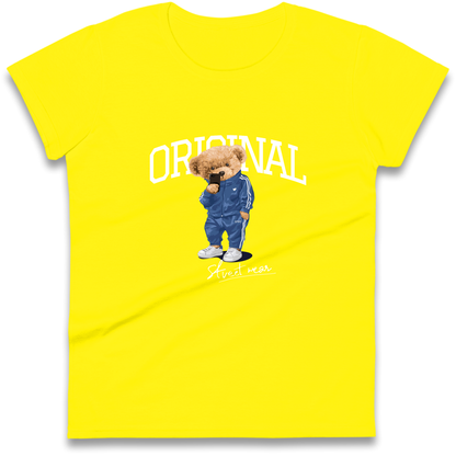 Teddy Bear Original Streetwear Ladies Shirt