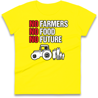 Farmers Agricultural Inheritance Tax Protest Ladies Shirt