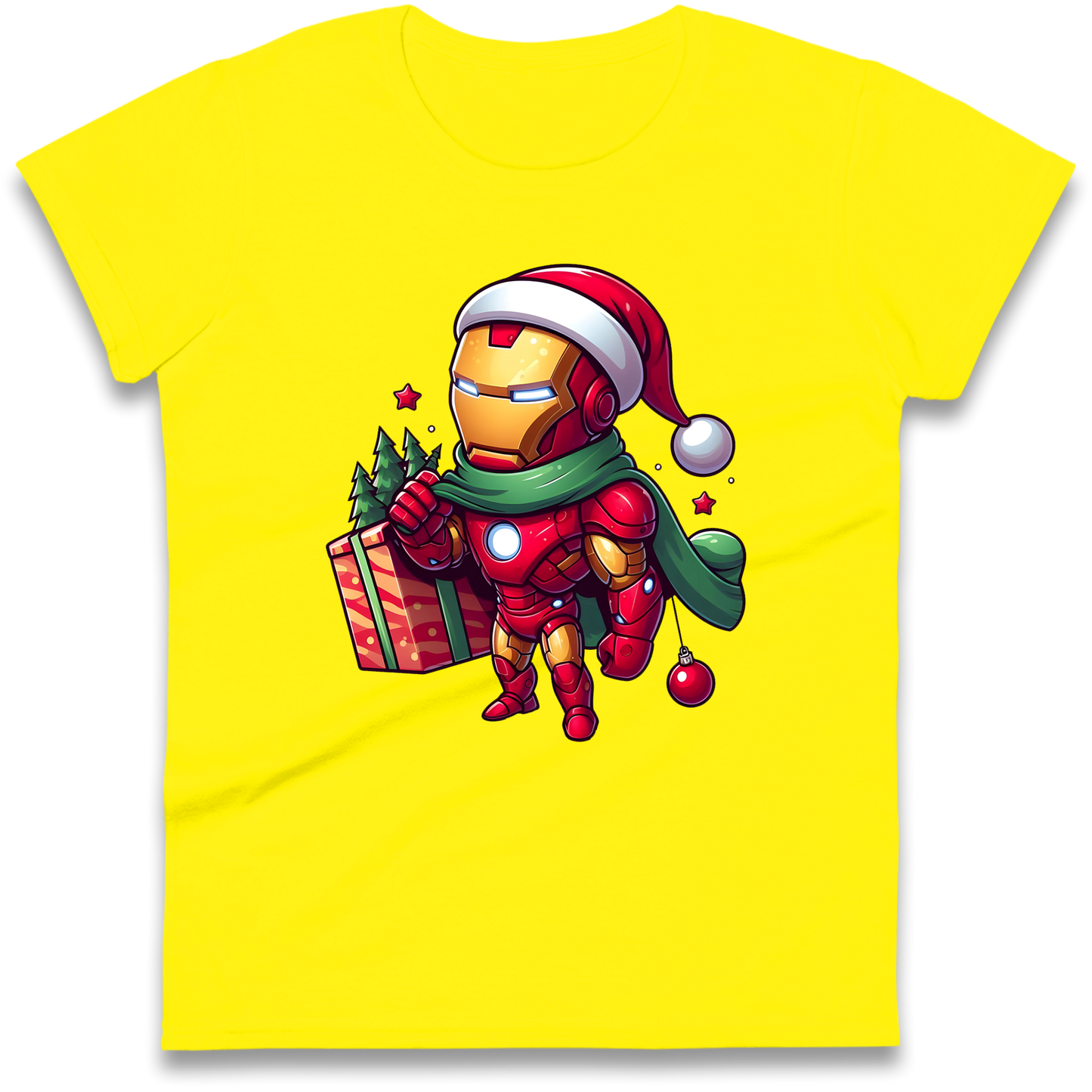 Ironman Santa Ladies Shirt