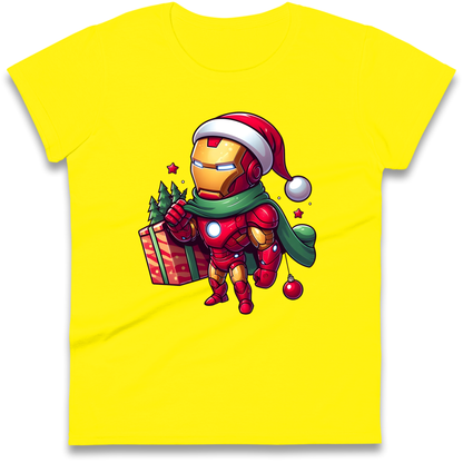 Ironman Santa Ladies Shirt
