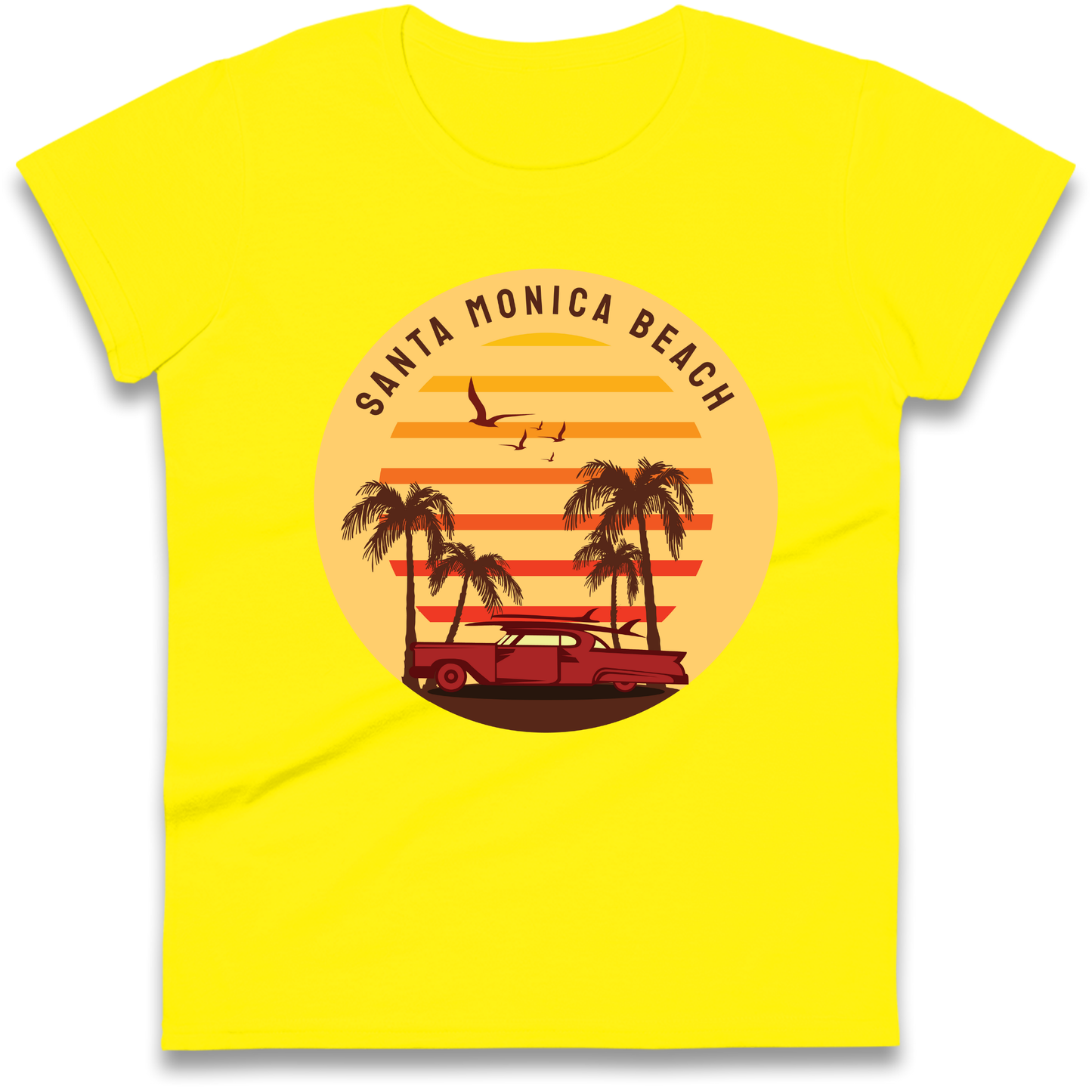 Santa Monica Beach Ladies Shirt