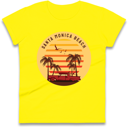 Santa Monica Beach Ladies Shirt