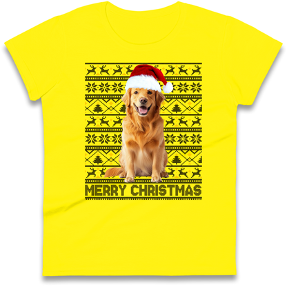 Merry Christmas Dog Ladies Shirt