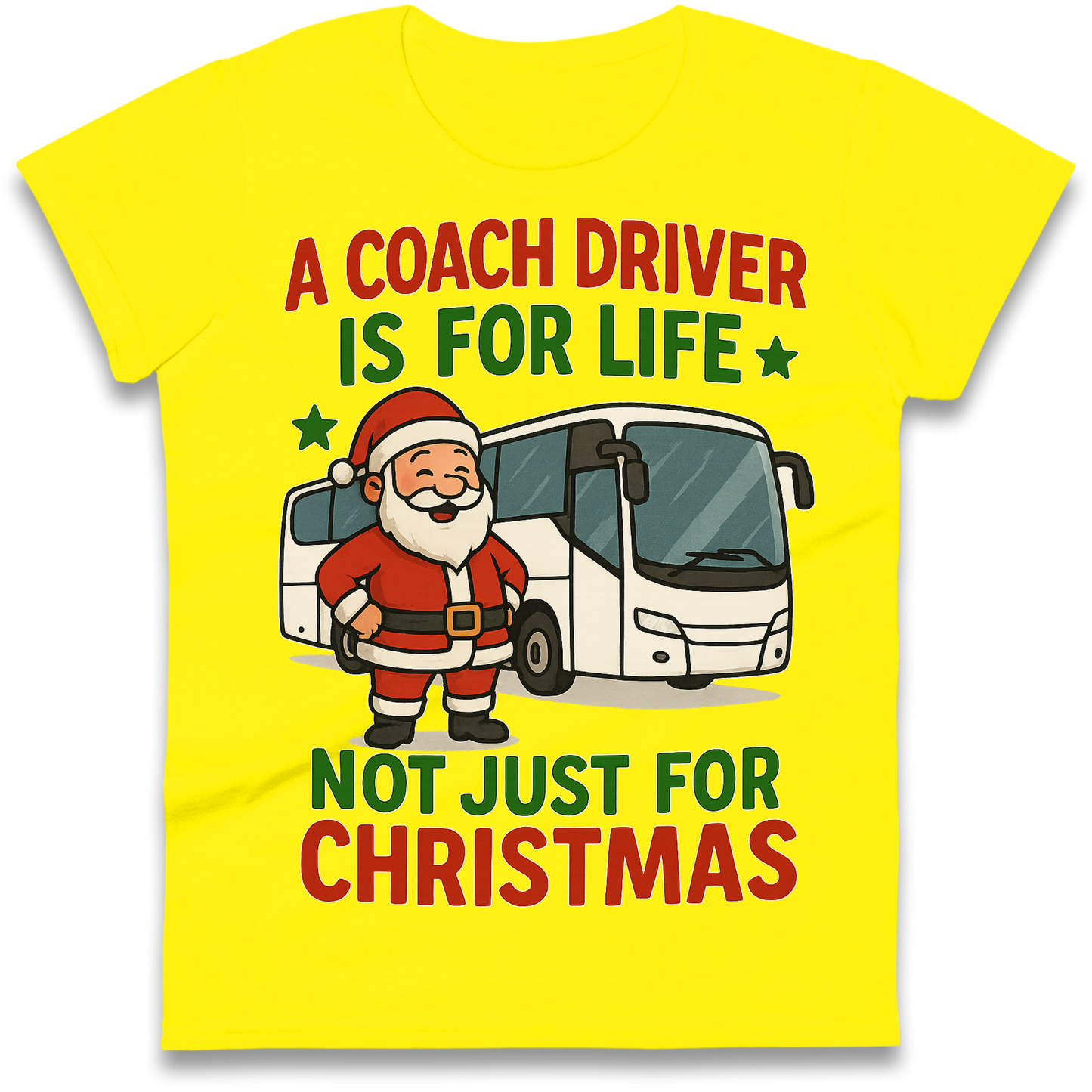 Coach Driver Christmas Ladies Shirt