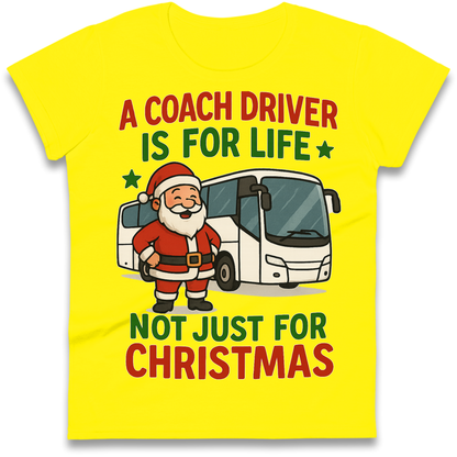 Coach Driver Christmas Ladies Shirt