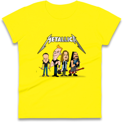 Metallica Cartoon Ladies Shirt