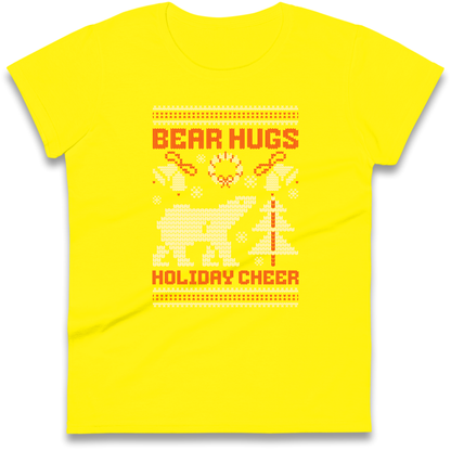 Bear Hugs Holiday Cheer Ladies Shirt