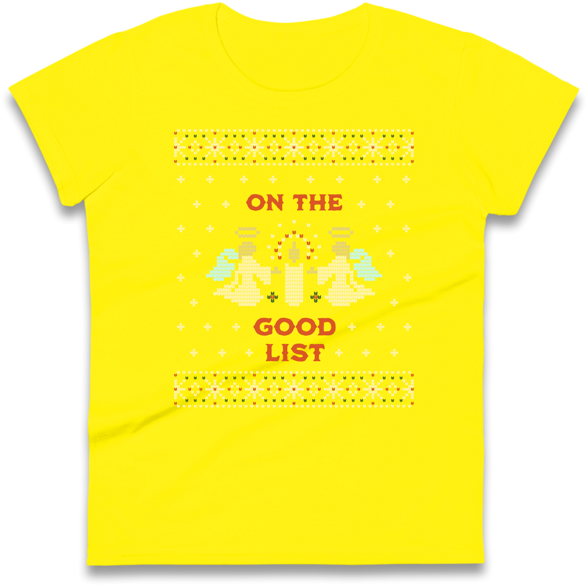 On The Good List Christmas Ladies Shirt