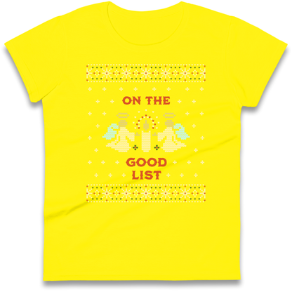 On The Good List Christmas Ladies Shirt