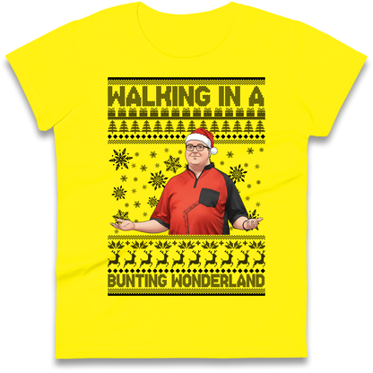 Bunting Wonderland Ladies Shirt
