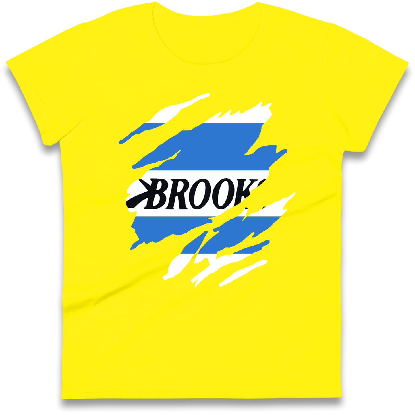 Retro QPR 1992 Torn Effect Ladies Shirt