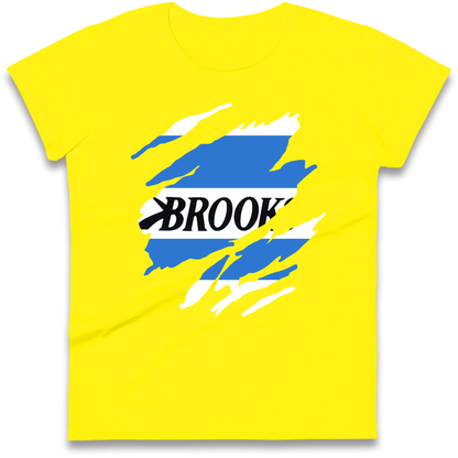 Retro QPR 1992 Torn Effect Ladies Shirt